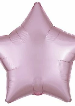 Funny Balloonsusa Satin Luxe Pastel Pink Star 39909 Foil Balloons