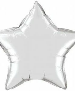 Funny Balloonsusa White Star 126434 Foil Balloons