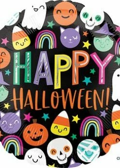 Funny Balloonsusa Halloween Happy Faces 4195901 Foil Balloons