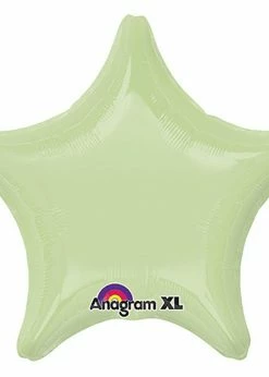 Funny Balloonsusa Leaf Green Decor Star 23022 Foil Balloons