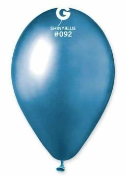 Funny Balloons Usa GB120: #092 Shiny Blue 129250 Shiny Balloons