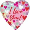 Funny Balloonsusa Pastel Love 4369301 Foil Balloons