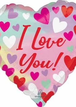 Funny Balloonsusa Pastel Love 4369301 Foil Balloons