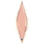 Funny Balloonsusa Rose Gold Taper 578462 - 27 In