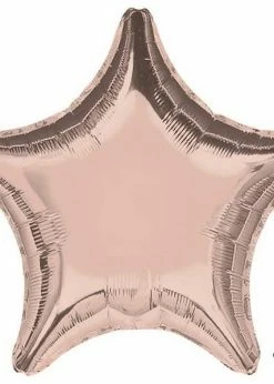 Funny Balloonsusa Star Rosegold Foil Balloons