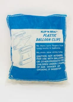 Funny Balloonsusa KLIPN SEAL BRAND: Jumbo Balloons Clips Accessories
