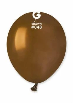 Funny Balloons Usa A50: #048 Brown 054811 Standard Color 5 In