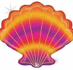 Funny Balloonsusa Foil Balloons Glitter Seashell 359580