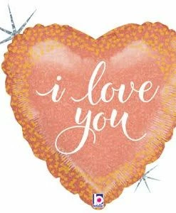 Funny Balloonsusa Foil Balloons I Love You Rose Gold 366397