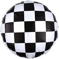 Funny Balloons Usa CheckerBoard Balloon 14066 Foil Balloons
