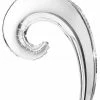 Funny Balloonsusa Foil Balloons Silver Kurly Wave 19796-DCF