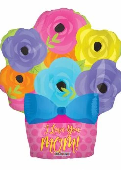 Funny Balloonsusa I Love You Mom 84271-18 Foil Balloons