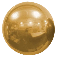 Funny Balloonsusa Huge Ball Gold R-2585 - 32 In