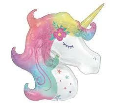 Funny Balloons Usa Enchanted Unicorn Head 4289301