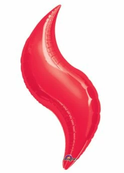 Funny Balloons Usa Red Curve 1668799 - 28 In Foil Balloons