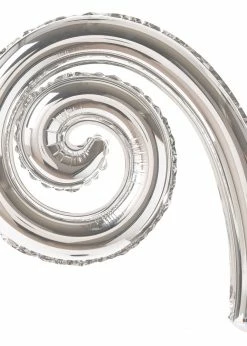 Funny Balloonsusa Silver Kurly Spiral 19801-DCF