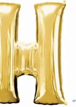 Funny Balloonsusa Foil Balloons Gold H Giant Letter 3296101 - 34 In
