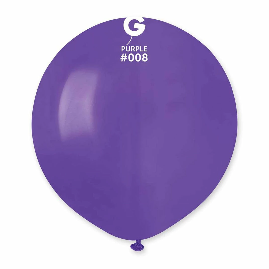 Funny Balloons Usa G150: #008 Purple 150858 Standard Color 19 In Latex Balloons 3 Funny Balloons Usa G150: #008 Purple 150858 Standard Color 19 In Latex Balloons