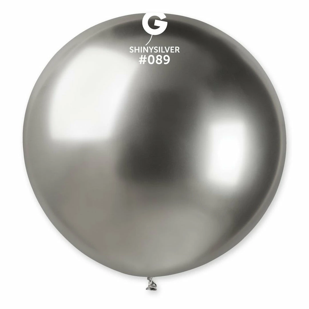 Funny Balloons Usa GB30: #089 Shiny Silver 342956 3 Funny Balloons Usa GB30: #089 Shiny Silver 342956