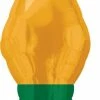 Funny Balloons Usa Gold Christmas Light Bulb 4204501 Foil Balloons