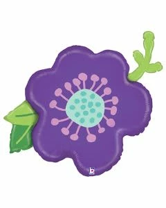 Funny Balloons Usa Purple Spring Flower 25091