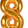 Funny Balloonsusa 8 Jumbo Gold 389174 - 53 In Foil Balloons