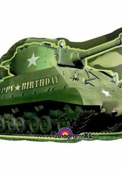 Funny Balloonsusa Army Tank 11432101 Foil Balloons