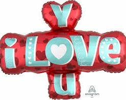 Funny Balloonsusa I Love You Letters 3642201 Foil Balloons