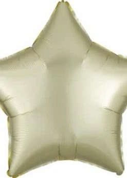 Funny Balloonsusa Satin Luxe Pastel Yellow Star 39903 Foil Balloons