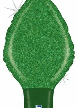 Funny Balloonsusa Christmas Green Light Holiday Bulb 35610 Foil Balloons