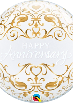 Funny Balloons Usa Classic Anniversary Bubble 16660 - 22 In