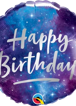 Funny Balloons Usa Happy Birthday Galaxy 12273 Foil Balloons