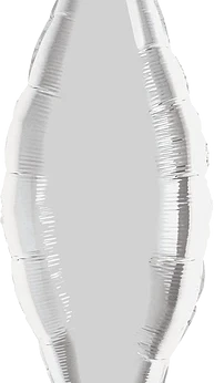 Funny Balloonsusa Silver Taper 171342 - 27 In