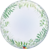 Funny Balloons Usa Elegant Greenery Deco Bubble 85832 Bubbles