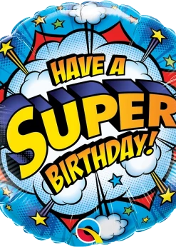 Funny Balloons Usa Have A Super Birthday 41623 Foil Balloons