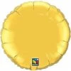 Funny Balloons Usa Foil Balloons Mini Gold Round 363379 - 4 In