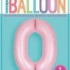 Funny Balloons Usa 0 Light Pink Number 13880 - 34 In