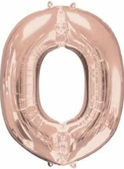 Funny Balloonsusa Rose Gold O Giant Letter 3657801 - 34 In Foil Balloons