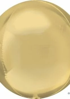 Funny Balloons Usa Foil Balloons Orbz White Gold 41869