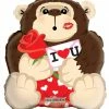 Funny Balloonsusa Gorilla In Love 19625