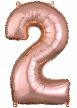 Funny Balloonsusa Foil Balloons 2 Rose Gold 3621201 - 34 In