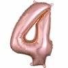 Funny Balloonsusa Foil Balloons 4 Rose Gold 3621501 - 34 In