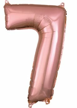 Funny Balloonsusa Foil Balloons 7 Rose Gold 3621801 - 34 In