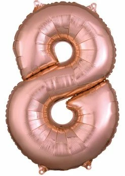 Funny Balloonsusa 8 Rose Gold 3621901 - 34 In