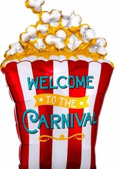 Funny Balloons Usa Foil Balloons Carnival Pop Corn 3790601