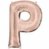 Funny Balloonsusa Rose Gold P Giant Letter 3657901 - 34 In Foil Balloons