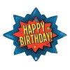 Funny Balloons Usa Foil Balloons Happy Birthday Superhero Starburst 35558