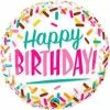 Funny Balloonsusa B'Day Candy Sprinkles 572637 - 18 In Foil Balloons