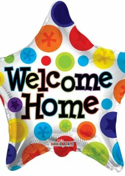 Funny Balloonsusa Welcome Home Star 19489-18 Foil Balloons