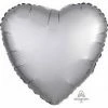 Funny Balloonsusa Satin Luxe Platinum Heart 36806 Foil Balloons 1 Funny Balloonsusa Satin Luxe Platinum Heart 36806 Foil Balloons